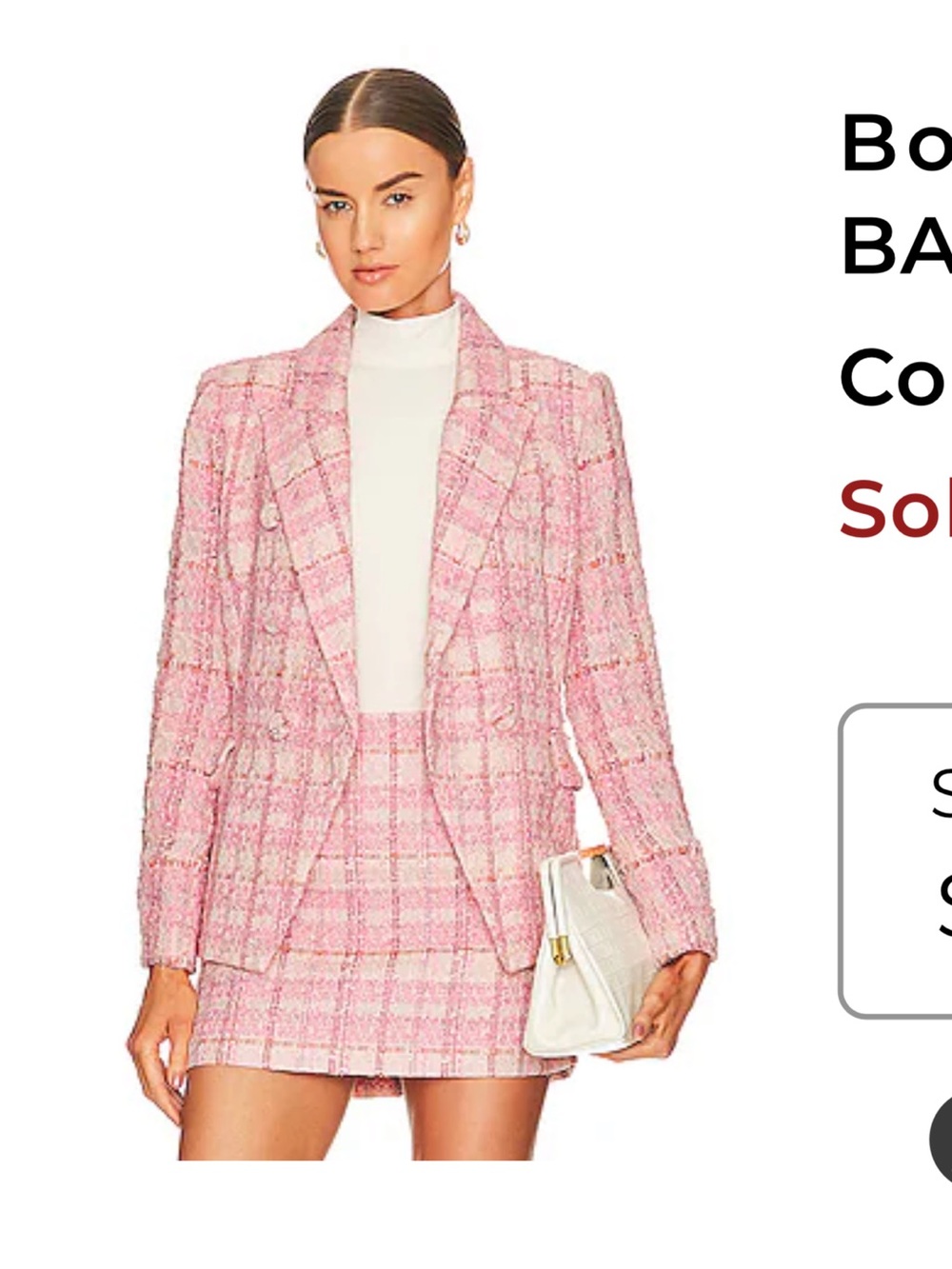 NWT Boucle Blazer in Boucle
BARDOT